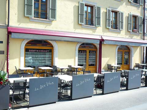 Restaurant Les Dix Vins, Carouge