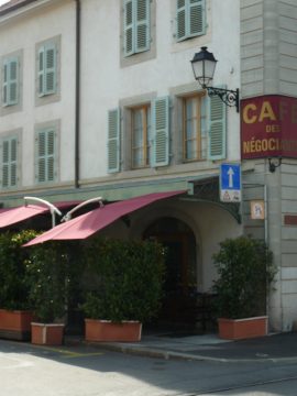 Restaurant Café des Négociants, Carouge