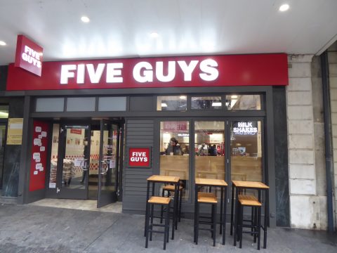 Restaurant Five Guys, Genève