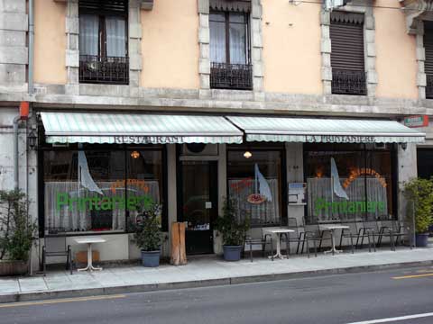 Restaurant Printanière, Genève