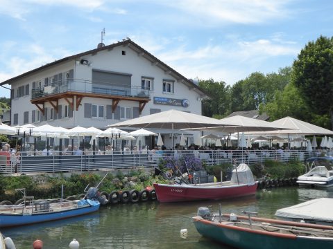 Restaurant Les Cygnes Chez Jules, Margencel, Port de Sechex